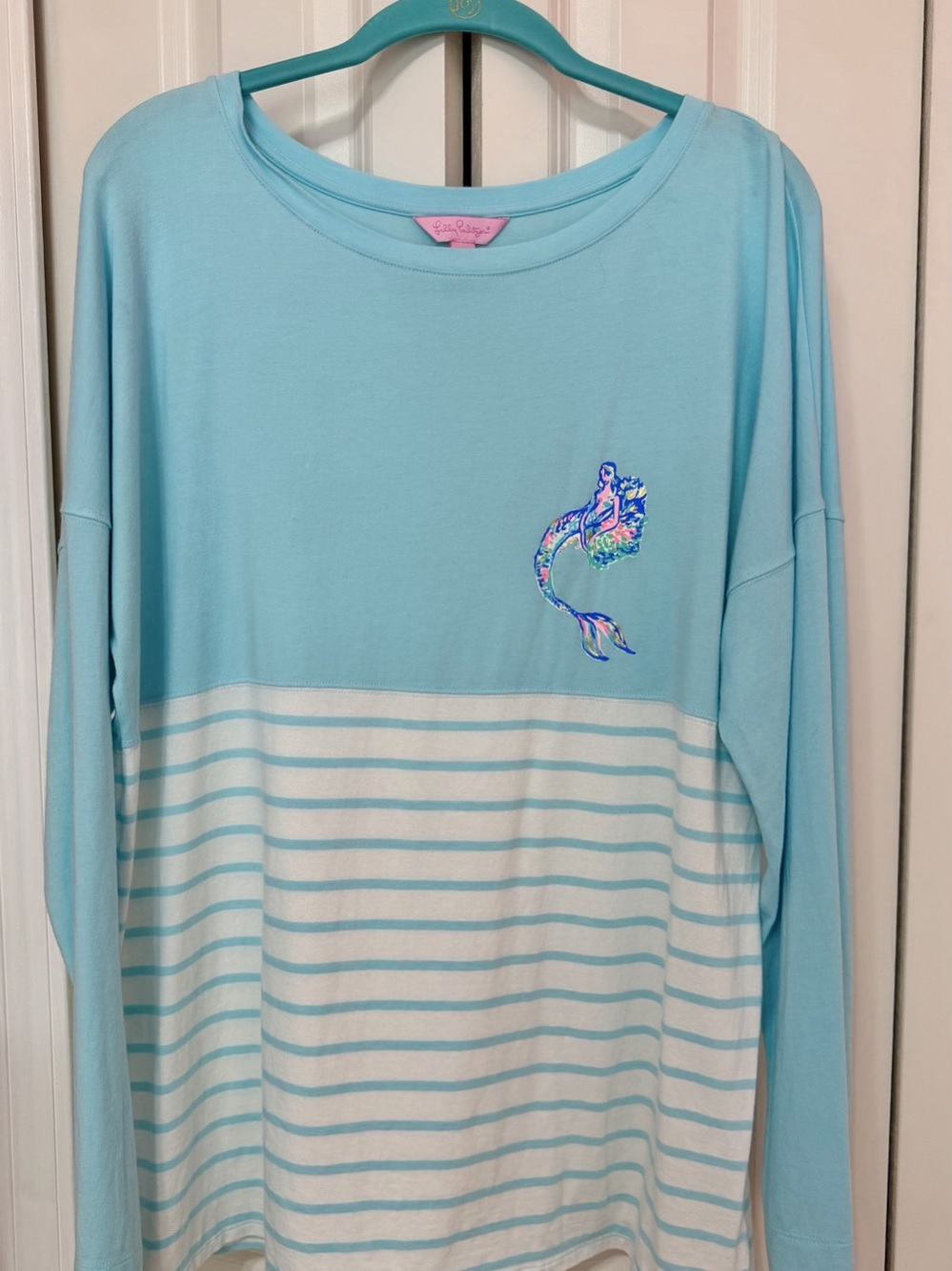 Lilly Pulitzer Finn Top | Mermaid Cove | L